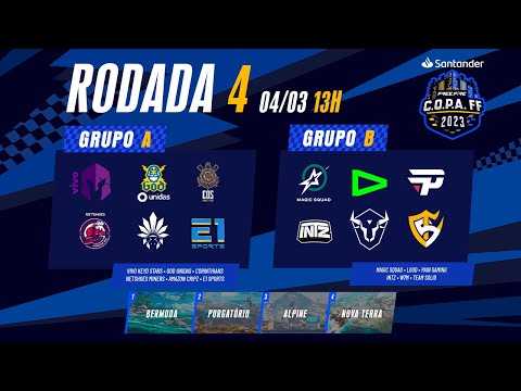 C.O.P.A FF 2023 AO VIVO - Rodada 04 | FREE FIRE ESPORTS BRASIL
