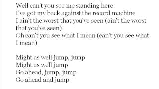 Glee- Jump- Lyrics