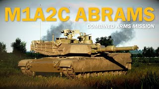 M1A2C Abrams takes on Soviet Ground Forces! | DCS Combined Arms Mission