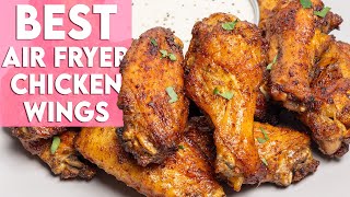 Easy Air Fryer Chicken Wings Recipe | Munchy Goddess