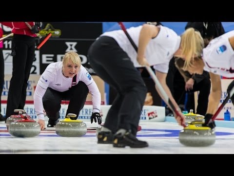 CURLING: CHN-NOR Olympic Qual 2013 - Women Draw 4