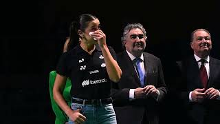 Carolina Marín farewell ceremony in Huelva | 2026 European Championships