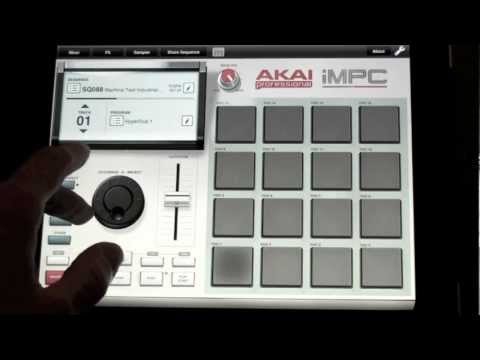 iMPC for iPad!  NEW Official Drum Machine App - Part A - First Look and Beat Making