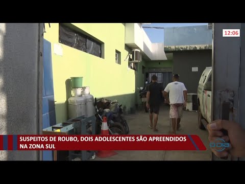 Adolescentes suspeitos de roubo saÌƒo apreendidos na zona sul 15 10 2021