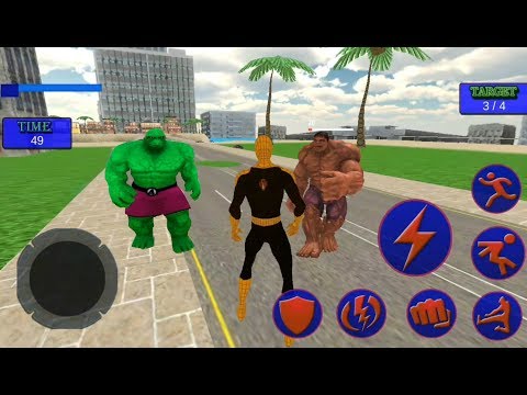 Spider Hero City Rescue from Superhero Villains | Flying Grand Superhero Revenge Battle - GamePlay