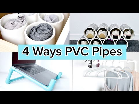 4 Ways To Organize Your Bedroom With PVC Pipes