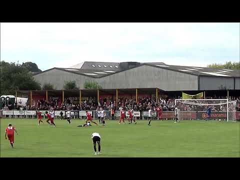 Saturday's two goals against Scarborough in 2-1 win, viewed from Clubhouse side of ground