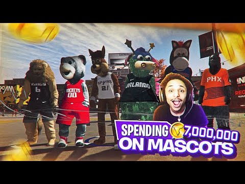 Spending 7 Million VC on Mascots NBA 2K20 - FASTEST WAYS to EARN VC EASILY