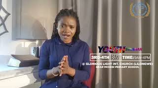A special message from Prophetess Yinka about the upcoming Youth Seminar