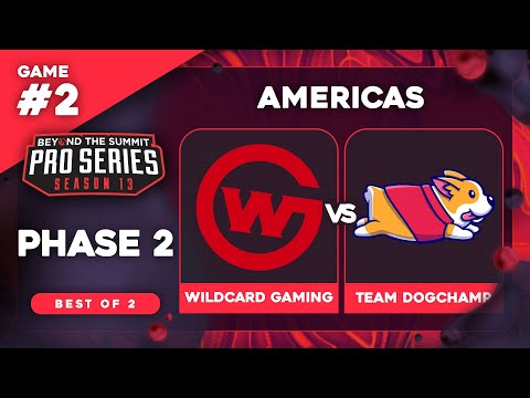 Wildcard Gaming vs DogChamp Game 2 - BTS Pro Series 13 AM: Phase 2 w/ rkryptic & neph
