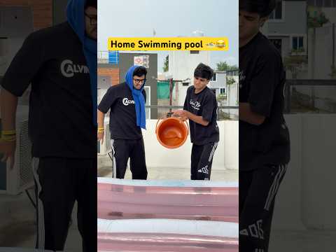 Home swimming pool vibe with papa🏊😂|| Harsh patel ||#shorts #viral #trending @Harshpatel16hp
