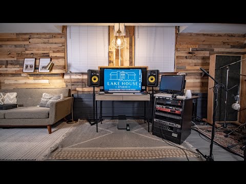 CREATIVE HOME STUDIO setup 2020 | Lake House Studio (studio tour)