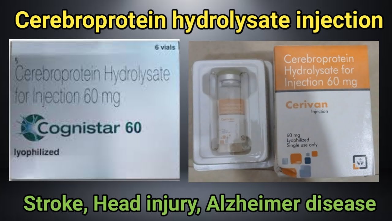 Cerebroprotein hydrolysate injection - cognistor 60 & 90mg (2021)