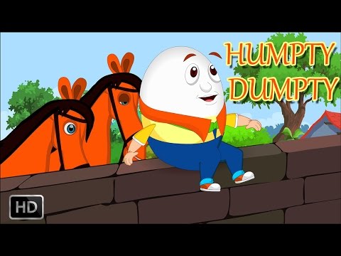 Humpty Dumpty Sat on a Wall with Lyrics - Baby Songs