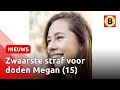 Jongen (17) doodde Megan met 35 messteken: jeugddetentie en jeugd-tbs | Omroep Brabant