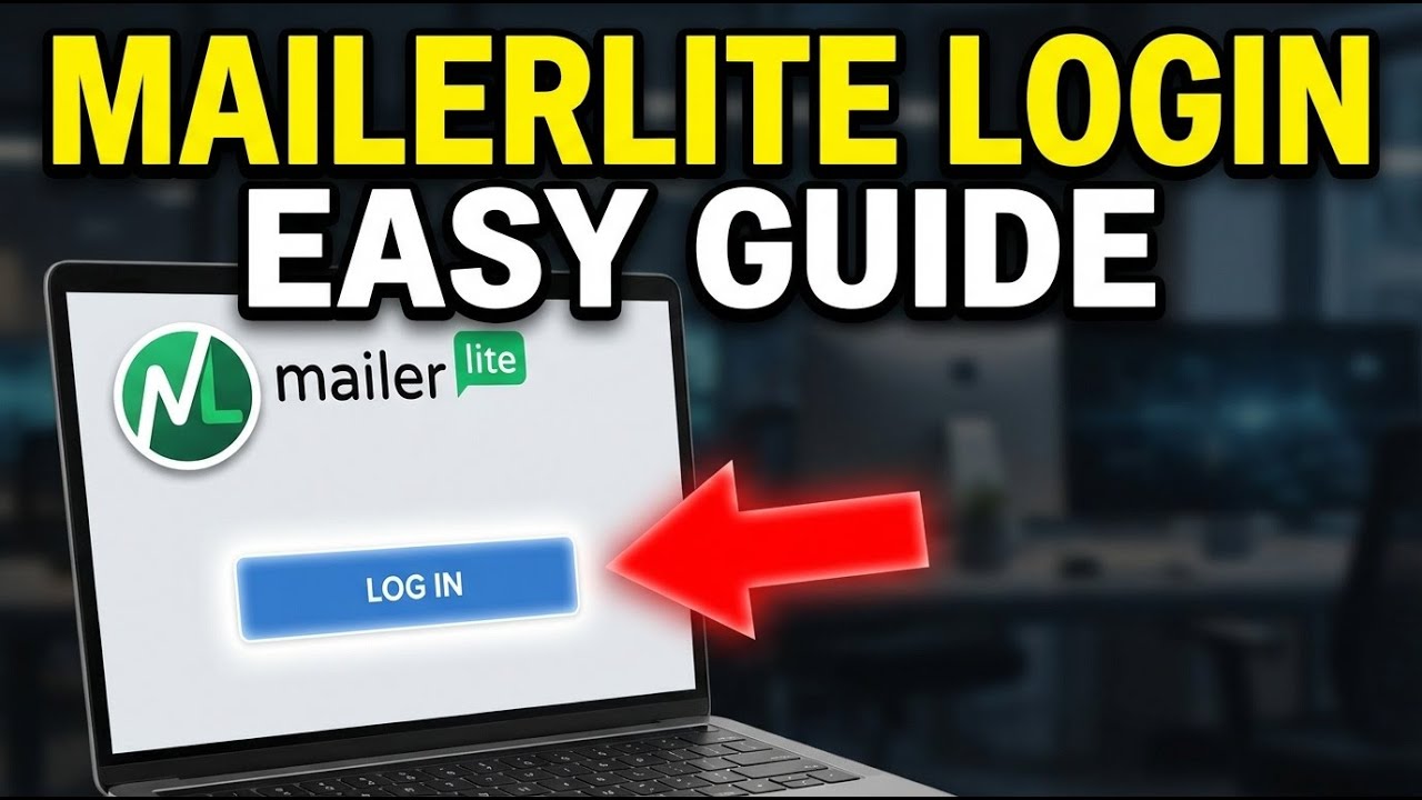 How to login to MailerLite - Easy Tutorial