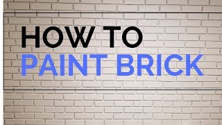 How to Paint Brick (and Z Brick)