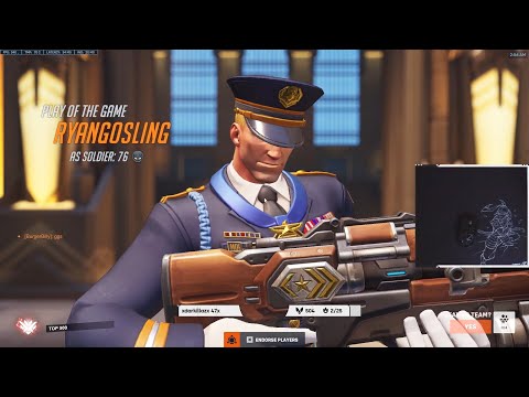 POTG! 23K DMG! GALE INSANE SOLDIER 76 SEASON 6 TOP 500 GAMEPLAY