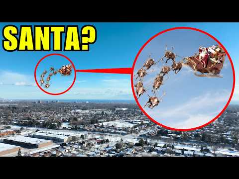 Drone Catches Santa vs Grinch at the Same Haunted Park (Huge Battle!!)