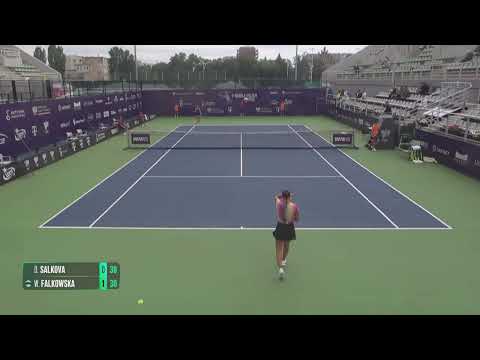 Dominika Salkova (CZE) vs Weronika Falkowska [WC] (POL) // 1-6 7-5 6-3 // W125 Warsaw // 1st Round