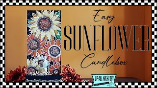 EASY Sunflower DIY!! You can make this! / What Wood You Make Challenge