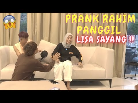 RAHIM PANGGIL LISA SAYANG !! - PRANK LISA MEN4NGIS SAMPAI PERCAYA !