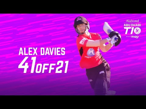 Alex Davies I 41 off 21 balls I Day 5 I Pune Devils I Abu Dhabi T10 I Season 4