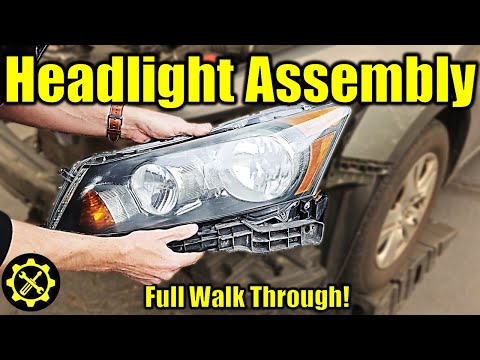 2008 - 2012 Honda Accord Headlight Housing Replacement!