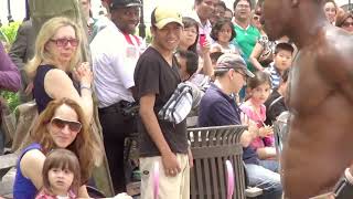 Funny street acrobats - NEW YORK CITY CAPE LIBERTY