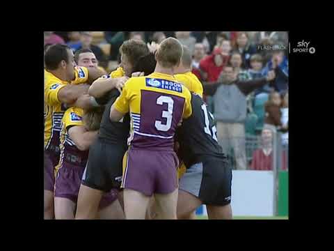 NZ Warriors vs Brisbane Broncos FIGHT!!!!! Round 24 2003