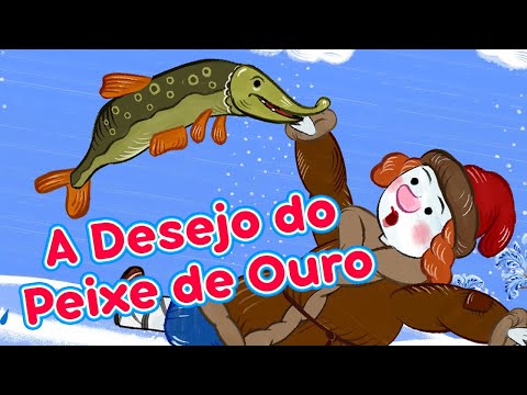 Capa de Contos Da Masha 🎣🌟 O Desejo Do Peixe De Ouro (Episódio 21) 👧🐻 Masha e o Urso