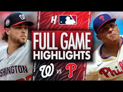 Washington Nationals vs Philadelphia Phillies  - FULL GAME HIGHLIGHTS  | August 24, 2025 MLB Season