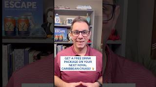 Get a FREE drink package on your next Royal Caribbean cruise! #cruise #shorts