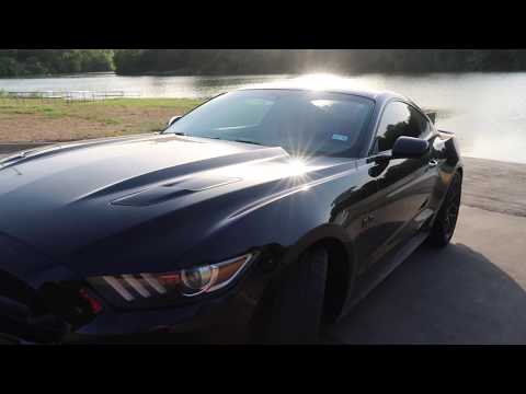 Review Of The MBRP Muffler Delete and MRT H-Pipe On My 2017 Mustang GT( CRAZY Drone)