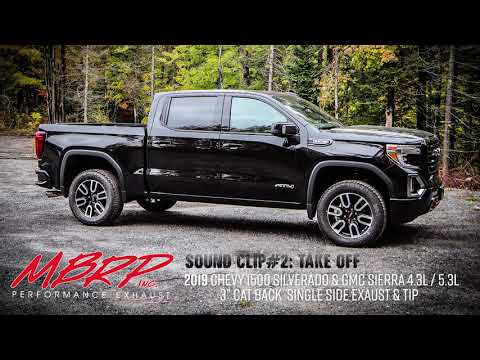 MBRP 3\" Cat-Back Exhaust for 2019+ Chevy Silverado / GMC Sierra 4.3L & 5.3L 1500 Single Side Exit