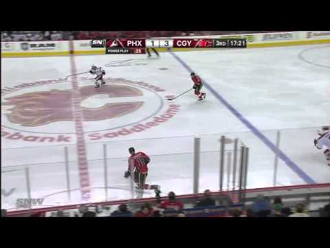 Lee Stempniak Goal -  Phoenix Coyotes v Calgary Flames -  December 4 2013