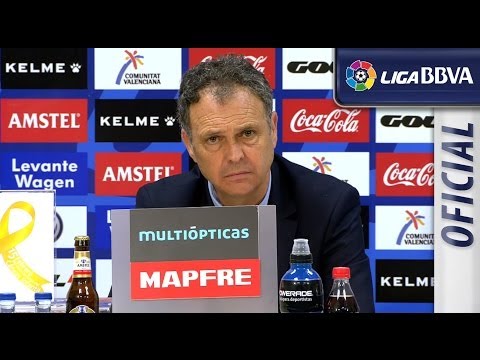 Rueda de Prensa de Joaquín Caparrós tras el Levante UD (1-0) UD Almería - HD