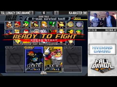 Fall Brawl 2016: TGL Lunacy | Eikelmann (Ganon) vs. Ka-Master (Luigi, Falcon) - Melee Grand Finals