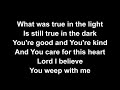 Weep With Me - Lyric Video
