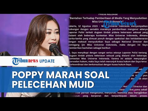 Pelecehan Seksual di MUID Belum Terbukti, Poppy Capella Ancam Pihak yang Cemarkan Nama Baiknya