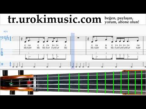 Viyolonsel dersleri Camila Cabello - All These Years Notalar Eğitim um-ih723
