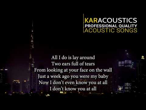 Officially Missing You (acoustic karaoke) - Tamia