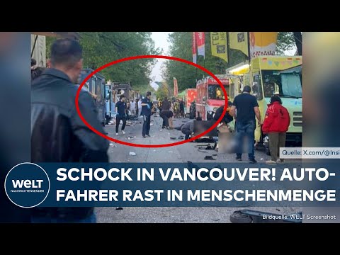 AMOKFAHRT IN VANCOUVER: Autofahrer fährt in Straßenfest! Mehrere Tote und viele Verletzte