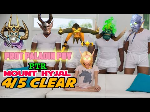 PTR Hyjal PUG Run Up To Azgalor (No Disc Audio) Prot Paladin POV - TBC Classic