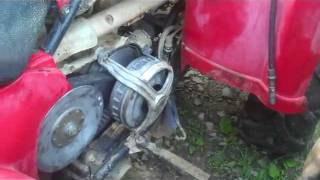 How to clean out a Yamaha CVT clutch
