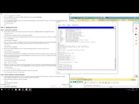 CCNA1 Packet tracer - 2.1.4.8 Navigating the IOS
