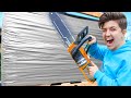 100 Layers Of Duct Tape Vs Cardboard Challenge