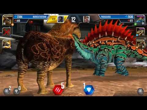 Jurassic World: The Game - Land VS Cenozoic Player Duel Battle 46