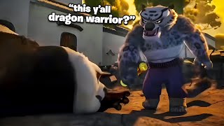 When PO and TAI LUNG squared up to determine the REAL DRAGON WARRIOR