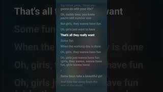 Download lagu Girl Just Want to Have Fun - Cyndi Lauper #music #lyrics mp3